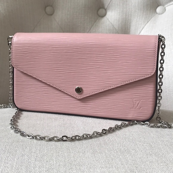 •Louis Vuitton• epi Pochette Felicie Rose Ball.. - Picture 2 of 8
